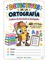 Vista previa - Hojas de trabajo - Detectives de la ortografía - Portada