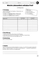 Vorschau - Experimente - AES Experiment - Fettnachweis in Lebensmitteln - Deckblatt