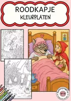 Voorbeeld - Tekenen en knutsel sjablonen - Roodkapje kleurplaten - Voorblad