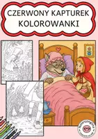 zapowiedź - Szablony do malowania i rękodzieła - Czerwony Kapturek – kolorowanki - obwoluta