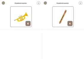 Voorbeeld - Speurtocht - Muziekinstrumenten met plaatjes (groep 1 en 2) - Pagina 2