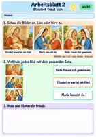 Vorschau - Arbeitsblätter - Johannes bereitet den Weg | Religion Klasse 1 Arbeitsblätter | Evangelische Religionslehre | 10 Arbeitsblätter als PDF - Seite 2