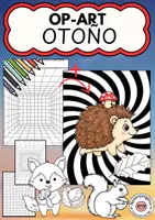 Vista previa - Manualidades / Dibujos para colorear - Proyecto artístico de otoño: op art con hojas - Portada