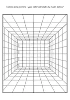 Vista previa - Manualidades / Dibujos para colorear - Proyecto artístico de otoño: op art con hojas - página 2