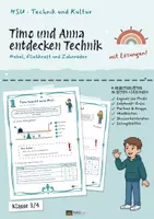 Vorschau - Unterrichtsreihen - Technik macht es leichter: Arbeitsblätter Sachunterricht 3/4, 41 S. + Lösungen - Seite 1