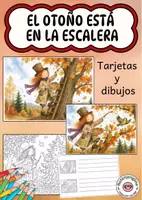 Vista previa - Hojas de trabajo - El otoño está en la escalera: tarjetas ilustradas para trabajar la canción - Portada