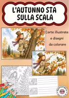 anteprima - Flashcard - L'autunno è sulla scala – carte illustrate per imparare la canzone - Pagina di copertina