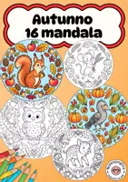anteprima - Materiale per pittura e bricolage - Autunno – mandala da colorare con animali d'autunno - Pagina di copertina