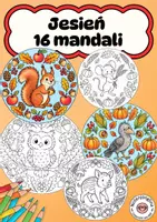 zapowiedź - Szablony do malowania i rękodzieła - Jesienne kolorowanki – mandale ze zwierzętami jesienią - obwoluta