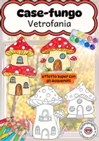 anteprima - Materiale per pittura e bricolage - Casette dei funghi – decorazioni per finestre d'autunno - Pagina di copertina
