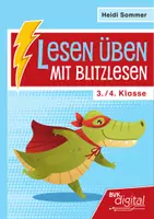 Vorschau - Arbeitsblätter - Lesen üben mit Blitzlesen 3./4. Klasse - Deckblatt