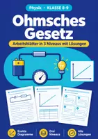 Vorschau - Arbeitsblätter - Ohmsches Gesetz Klasse 8 Physik üben - Deckblatt