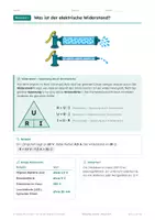 Vorschau - Arbeitsblätter - Ohmsches Gesetz Klasse 8 Physik üben - Seite 3