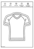 Aperçu - Matériel pour travaux manuels / dessin - Images à piquer football – déco de fenêtre à colorier et à piquer - Page 1