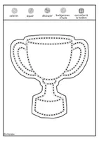 Aperçu - Matériel pour travaux manuels / dessin - Images à piquer football – déco de fenêtre à colorier et à piquer - Page 3