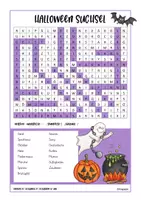 Vorschau - Arbeitsblätter - Halloween Suchsel / Buchstabengitter - Seite 3