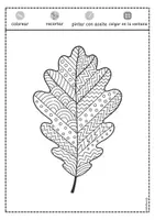 Vista previa - Manualidades / Dibujos para colorear - Ventana otoñal con hojas brillantes - página 2