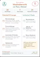 Vorschau - Arbeitsblätter - DaZ-Komplettpaket Halloween: Wortschatzübungen, Grammatikübungen, Leseverstehen & Schreiben, Selbstkontrolle, alle Lösungen, Lernkarten & Spiele – 55 Materialseiten - Seite 1