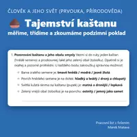 Náhled - 🌰 Tajemství kaštanu – měříme, třídíme a zkoumáme podzimní poklad (3.–4. ročník) - krycí list