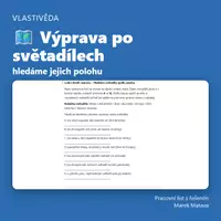 Náhled - 🗺️ Výprava po světadílech – hledáme jejich polohu (5. ročník) - krycí list