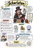 Vorschau - Arbeitsblätter - Lernplakat + Arbeitsblätter zum Thema "Scharlatan" + Lösung & MP3 + - Seite 3