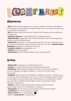 Vorschau - Merkblätter - Deutsch Textsorten Abitur/Matura Fit für den Abschluss! - Deckblatt