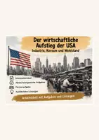 Vorschau - Arbeitsblätter - Der wirtschaftliche Aufstieg der USA - Deckblatt