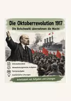Vorschau - Arbeitsblätter - Die Oktoberrevolution 1917, Geschichte - Deckblatt