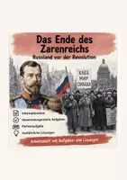 Vorschau - Arbeitsblätter - Das Ende des Zarenreichs, Russland, Geschichte - Deckblatt