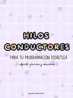 Vista previa - Para docentes: organización, planificación y formación - HILOS CONDUCTORES 26/27 - Portada