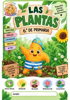 Vista previa - Unidades / Secuencias / Situaciones de Aprendizaje - 🎁Muestra gratuita · Las plantas 6.º de Primaria Ciencias Naturales con Estrellín - Portada
