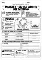 Vorschau - Arbeitsblätter - Werbung Klasse 7/8 Escape Room - Seite 3