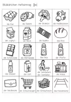 Vorschau - Arbeitsblätter - Lebensmittel und Einkaufen - Bildkarten und Hefteintrag - Seite 3