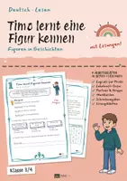 Vorschau - Unterrichtsreihen - Figuren beschreiben: Arbeitsblätter Deutsch 3/4 – 41 Seiten mit Lösungen - Seite 1
