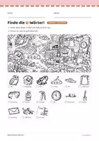 Vorschau - Arbeitsblätter - Finde die U-Wörter! Interaktives Smartboard-Suchspiel! - Seite 2