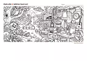 Vorschau - Arbeitsblätter - Finde die U-Wörter! Interaktives Smartboard-Suchspiel! - Seite 3