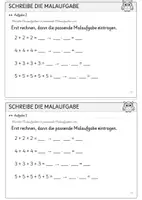 Vorschau - Arbeitsblätter - Das kleine Einmaleins - 1x1 Übungsheft Arbeitsblätter zum Üben & Festigen - Seite 2