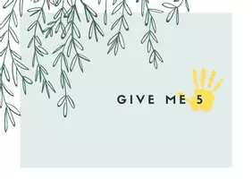 Vorschau - Aufgabenkarten - Give me 5 - Seite 1