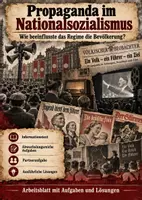 Vorschau - Arbeitsblätter - Die Propaganda im NS-Reich, Geschichte - Deckblatt