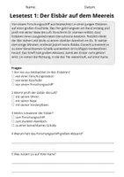 Vorschau - Stundenentwürfe - Lesetest Materialpaket Klasse 3 Tiere | 5 Materialien mit Fragen & Lösungen (Set 2) - Seite 3