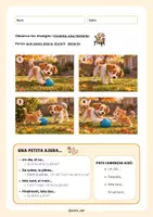 Vista previa - Hojas de trabajo - Expressió escrita guiada en català - Portada