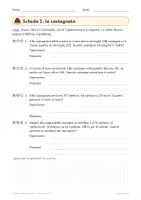 anteprima - Esercizi - Problemi autunno classe terza e quarta gratis: 2 schede - Pagina 1