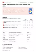 Vorschau - Arbeitsblätter - Daten sammeln und zählen - Seite 1