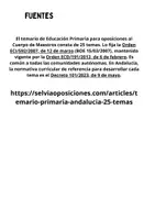 Vista previa - Refuerzo / NEE / Materiales de apoyo - Temas oposiciones andalucía educación primaria - página 1