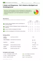 Vorschau - Arbeitsblätter - Relative Häufigkeit und Kreisdiagramme - Seite 1