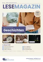 Vorschau - Arbeitsblätter - Lesemagazin Kurzgeschichten (Leichte Sprache & DaZ A1–A2) Lesetexte mit Aufgaben - Deckblatt