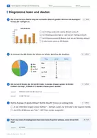 Vorschau - Arbeitsblätter - Daten und Diagramme Sachaufgaben - Seite 3