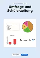 Vorschau - Arbeitsblätter - Daten und Diagramme Sachaufgaben - Deckblatt