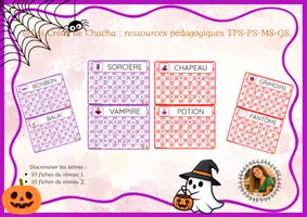 Aperçu - Apprentissages en autonomie - 🎃 Kit pédagogique – À la recherche des lettres d’Halloween 👻 - Page de couverture