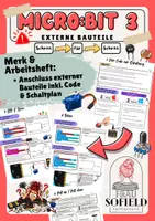 Vorschau - Unterrichtsreihen - Micro:bit - Merkheft 3 - Externe Bauteile - Fehlerquellen - Deckblatt